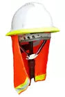 CAL-HAWK Construction Safety Hard Hat Adjustable Ratchet Full Brim With Sun Shield