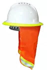 CAL-HAWK Construction Safety Hard Hat Adjustable Ratchet Full Brim With Sun Shield