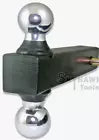 New Bi-Ball/Double Ball Mount Trailer Hitch Tube Solid Shank 2” x 2” Receiver