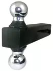 New Bi-Ball/Double Ball Mount Trailer Hitch Tube Solid Shank 2” x 2” Receiver