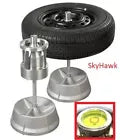 Portable Hubs Wheel Balancer W/ Bubble Level Heavy Duty Rim Tire Cars Truck Tool