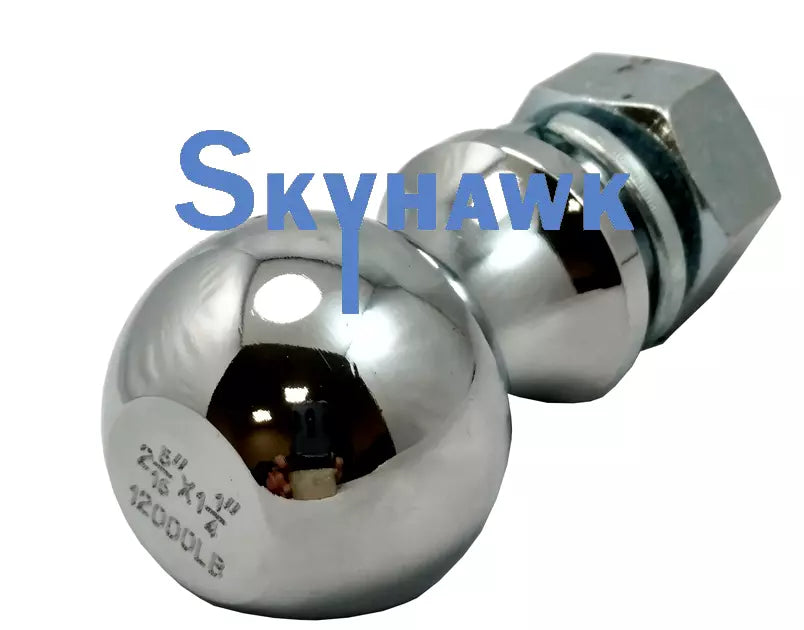 2-5/16” Trailer Hitch Ball (Shank 1-1/4”X 2-1/2”) Capacity:12,000 Ibs