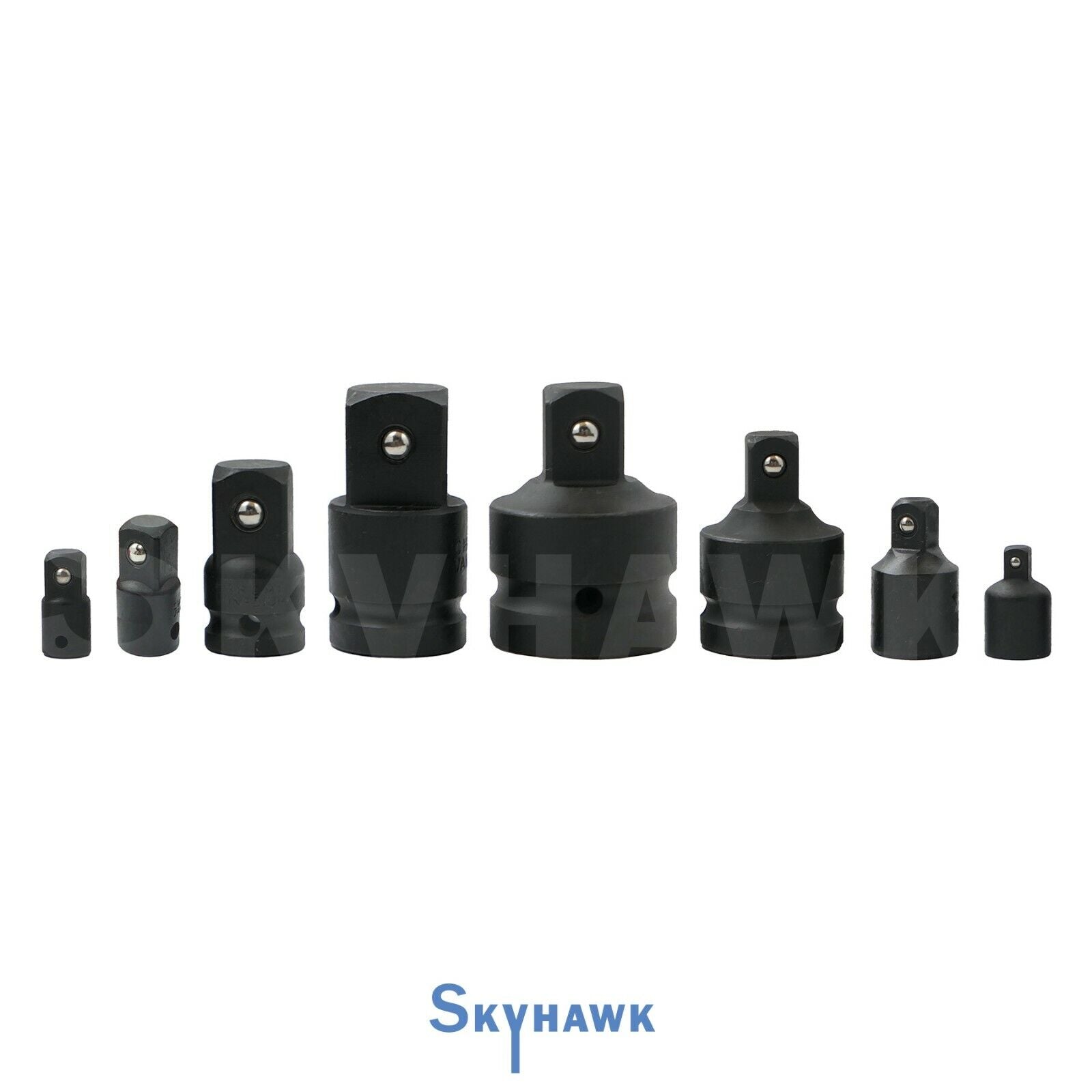 Professional Grade 8-piece Impact Socket & Adapters - Reducer Set - skyhawktools