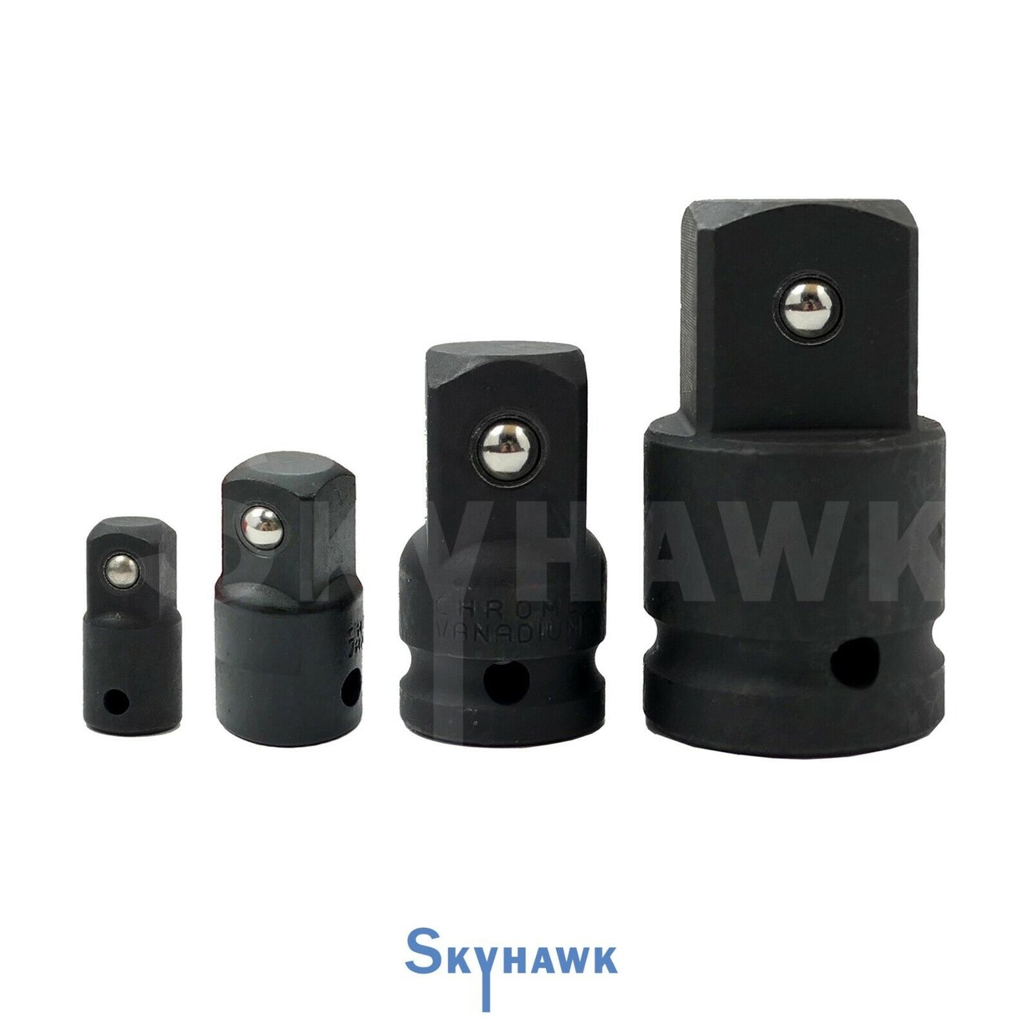 Professional Grade 8-piece Impact Socket & Adapters - Reducer Set - skyhawktools