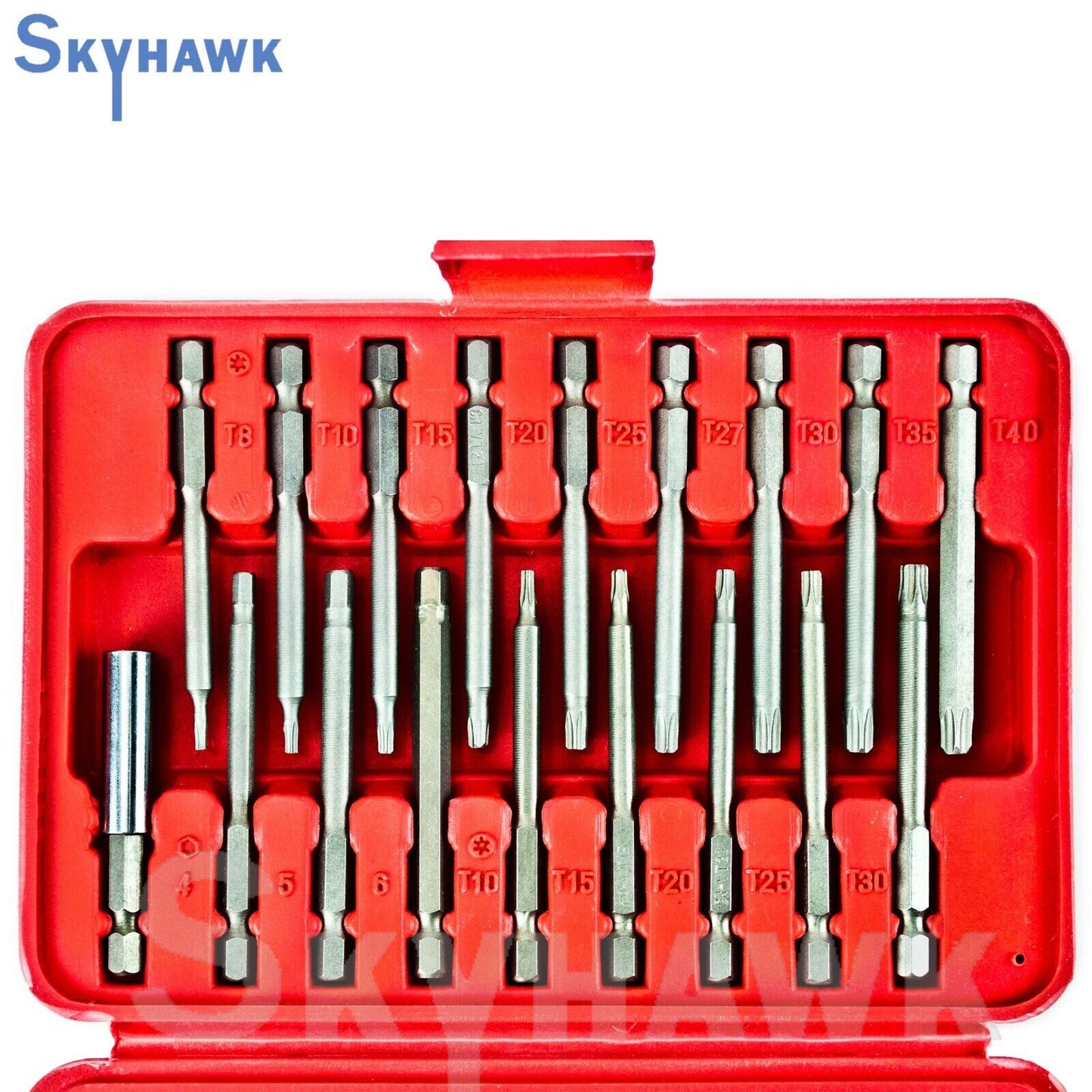 50pc Long Security Bit Set Tamper Proof Torx Tri Star Pozi Torque Hex Phillips..