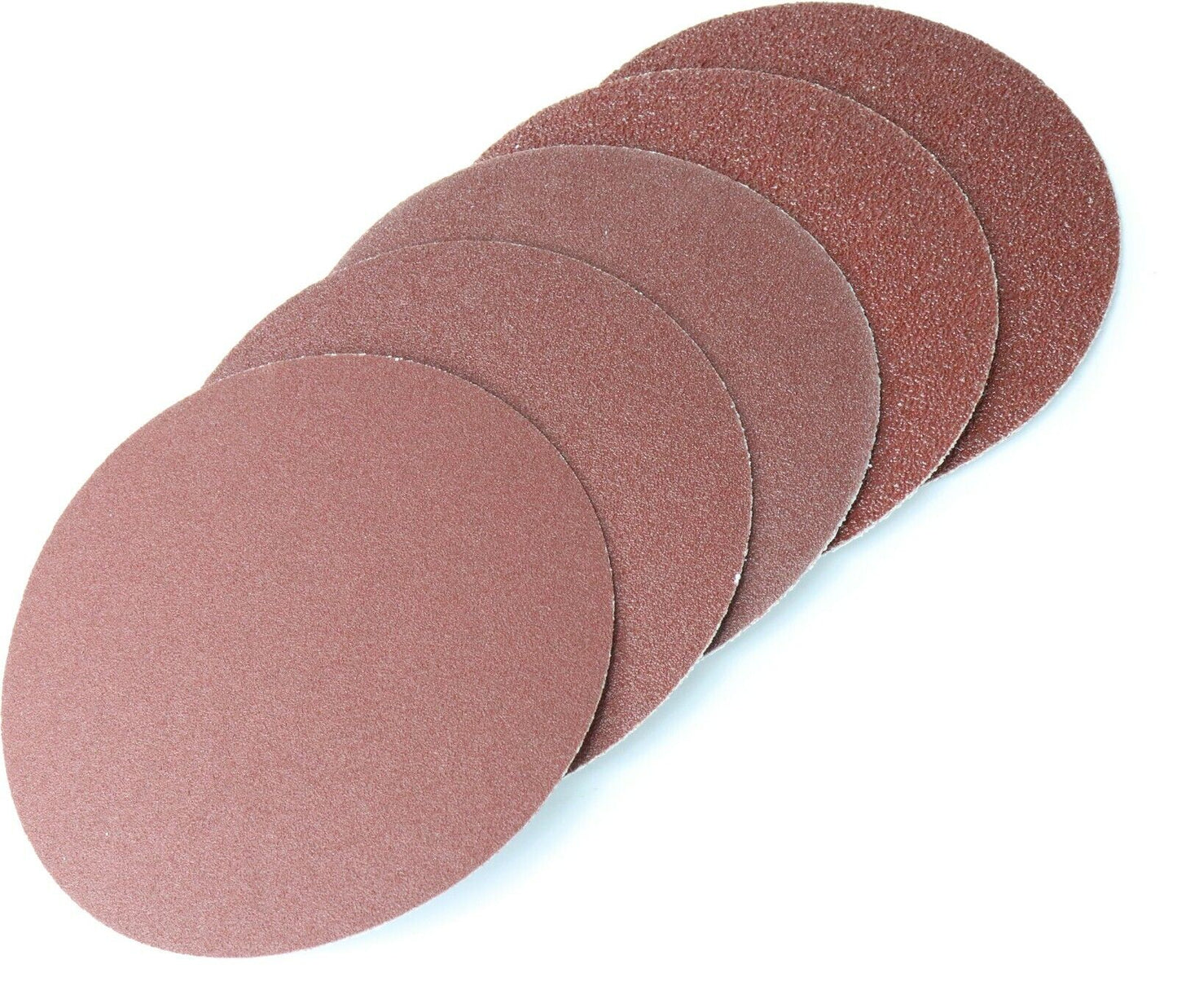 30-PC. 6" DIAM Aluminum Oxide Abrasive 60, 120, 150 Grit 6" Sanding Discs