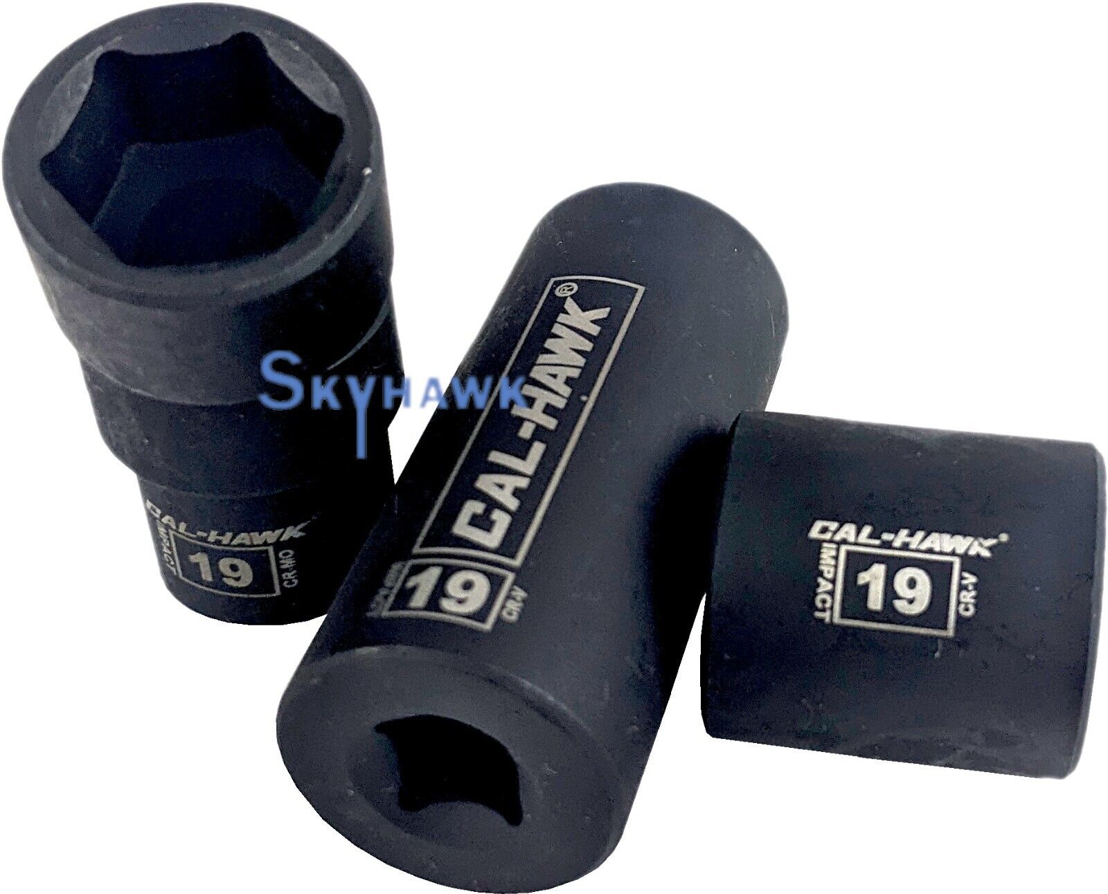 3/8 Inch Drive Deep / Standard Impact Socket Set (80-Piece - SAE / Metric) - skyhawktools