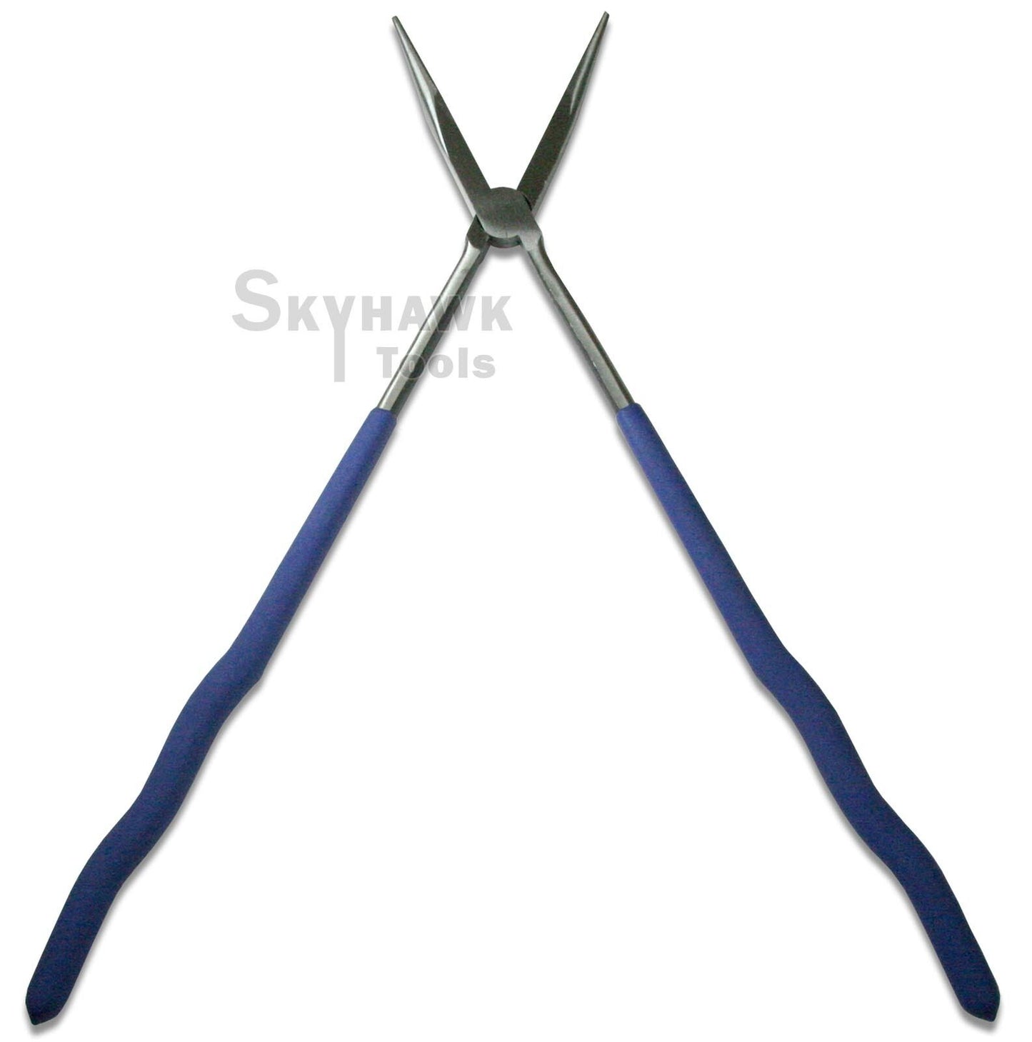 16" Long Straight Needle Nose Pliers Long Nose Plier Tool with Matt Handle