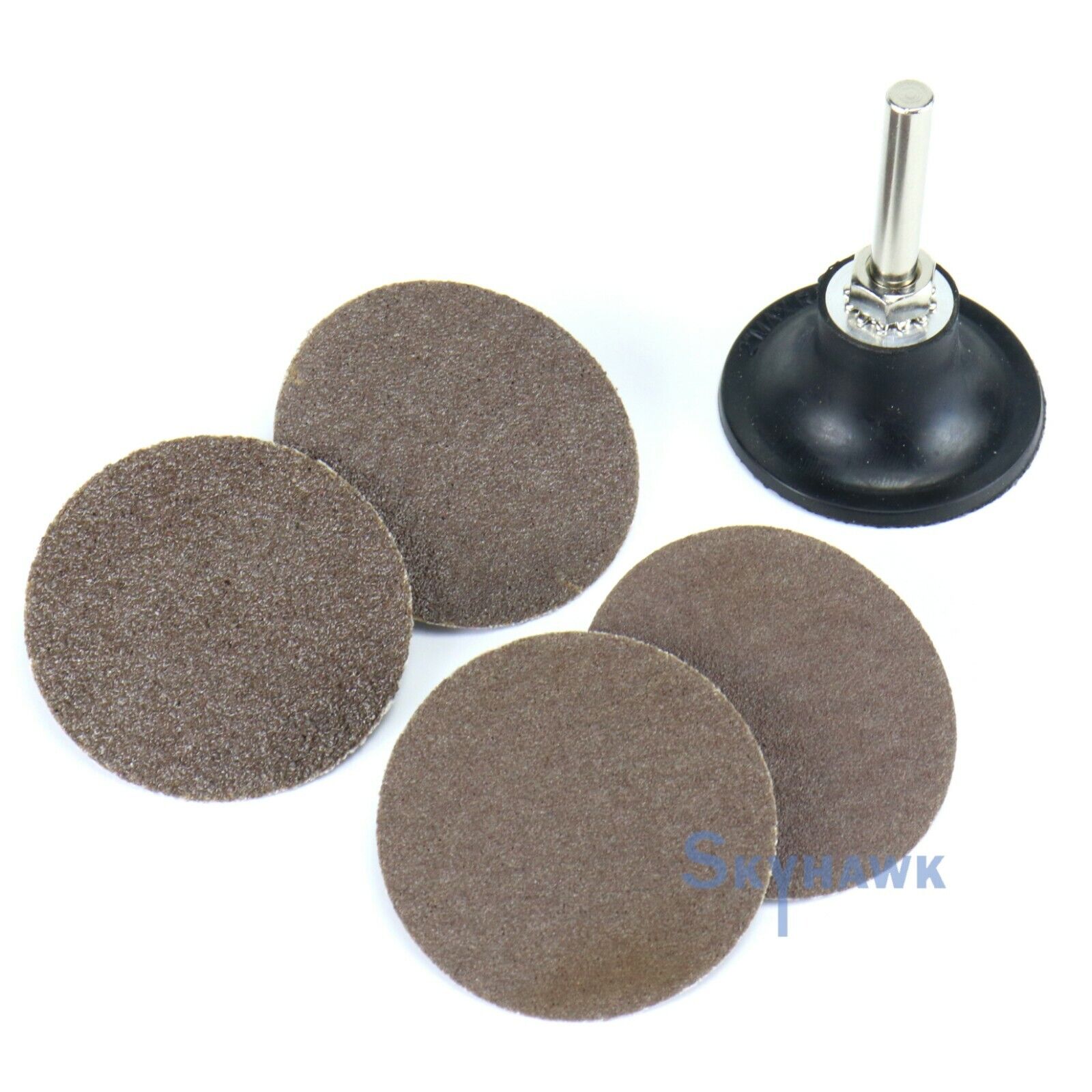 2" Roloc Surface Sanding Roll Lock Discs with Mandrel 40 60 80 100 Grits - skyhawktools