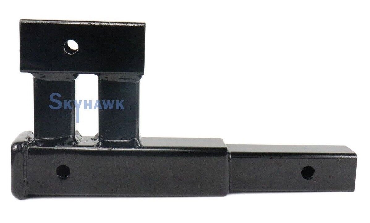 Dual Trailer Hitch Tow Receiver Extension 4000 LBS Towing Capacity