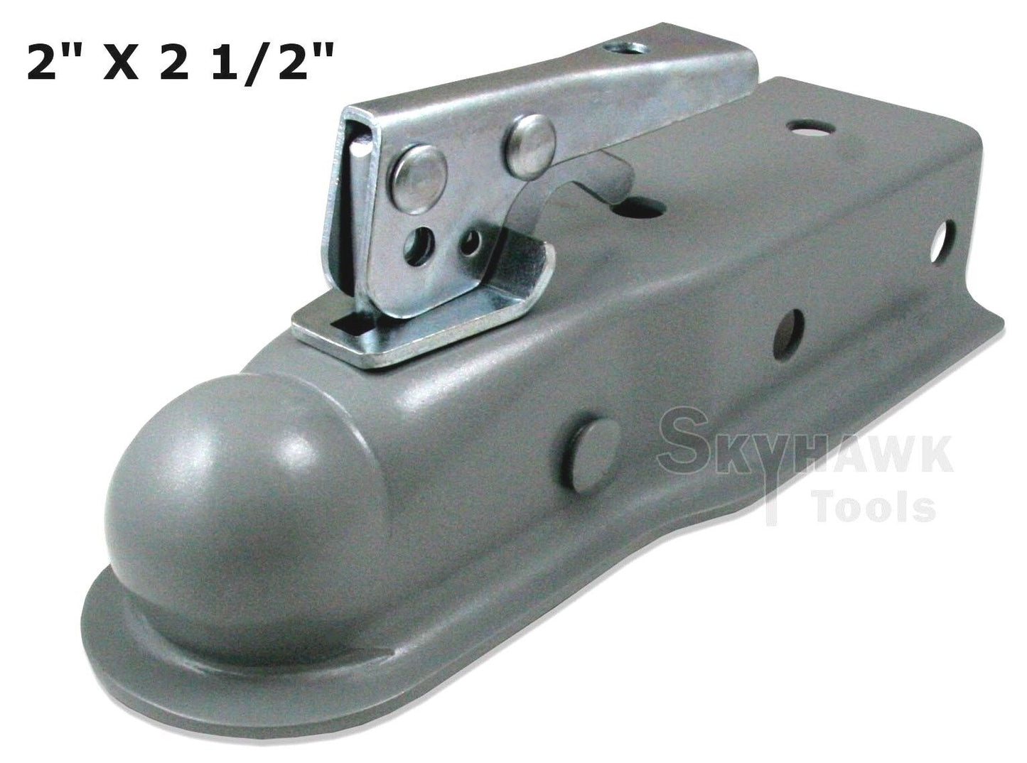 New 2" x 2 1/2" Ball Hitch Back Trailer Coupler Tongue Class II 3,500 Ibs & SAE - skyhawktools