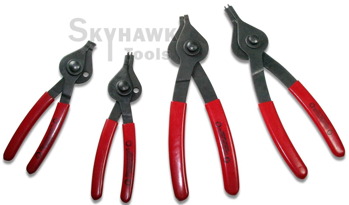 4-pc. Internal and external Circlip Snap Ring Pliers Set   Size 6" AND 8" - skyhawktools