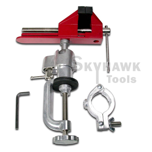 Multi 360 Deg. Angle Table Vise Adjustable Clamp Hobby Bench Swivel Jewelry Tool - skyhawktools