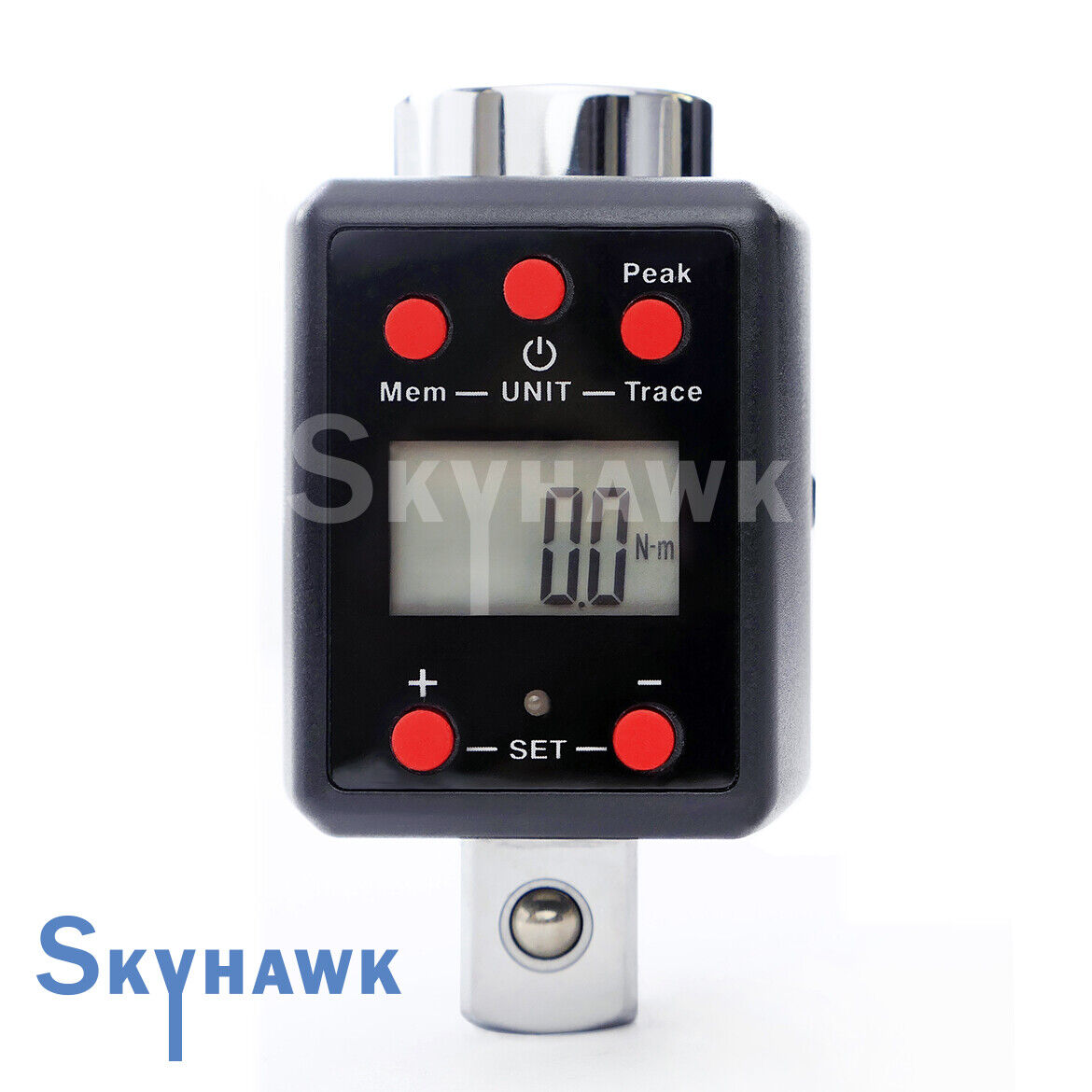 3/4" DR Digital Torque Wrench Adaptor Micro meter FT/LB LED 738 f/lb Microtorque - skyhawktools