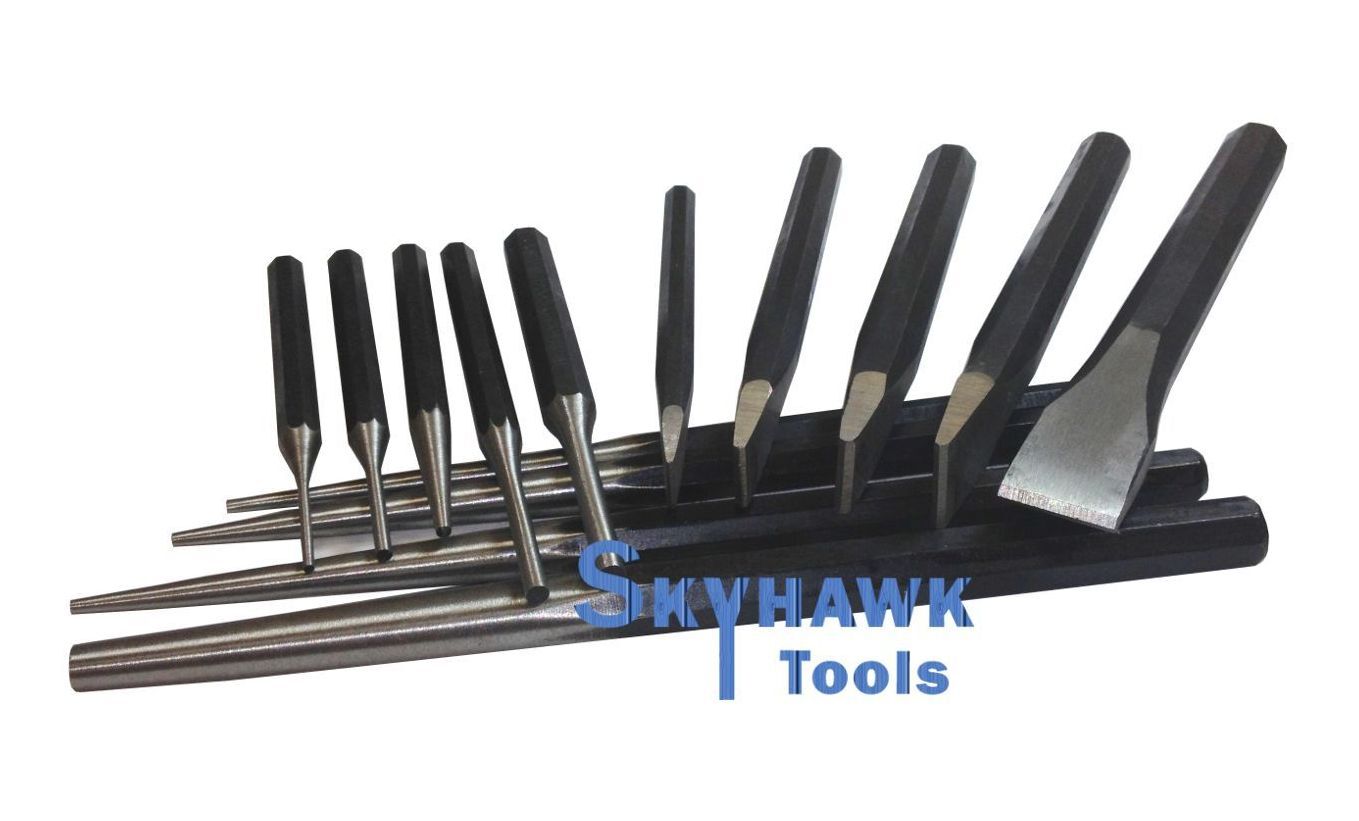 14-pc. Heavy Duty Punch and Chisel Set - skyhawktools