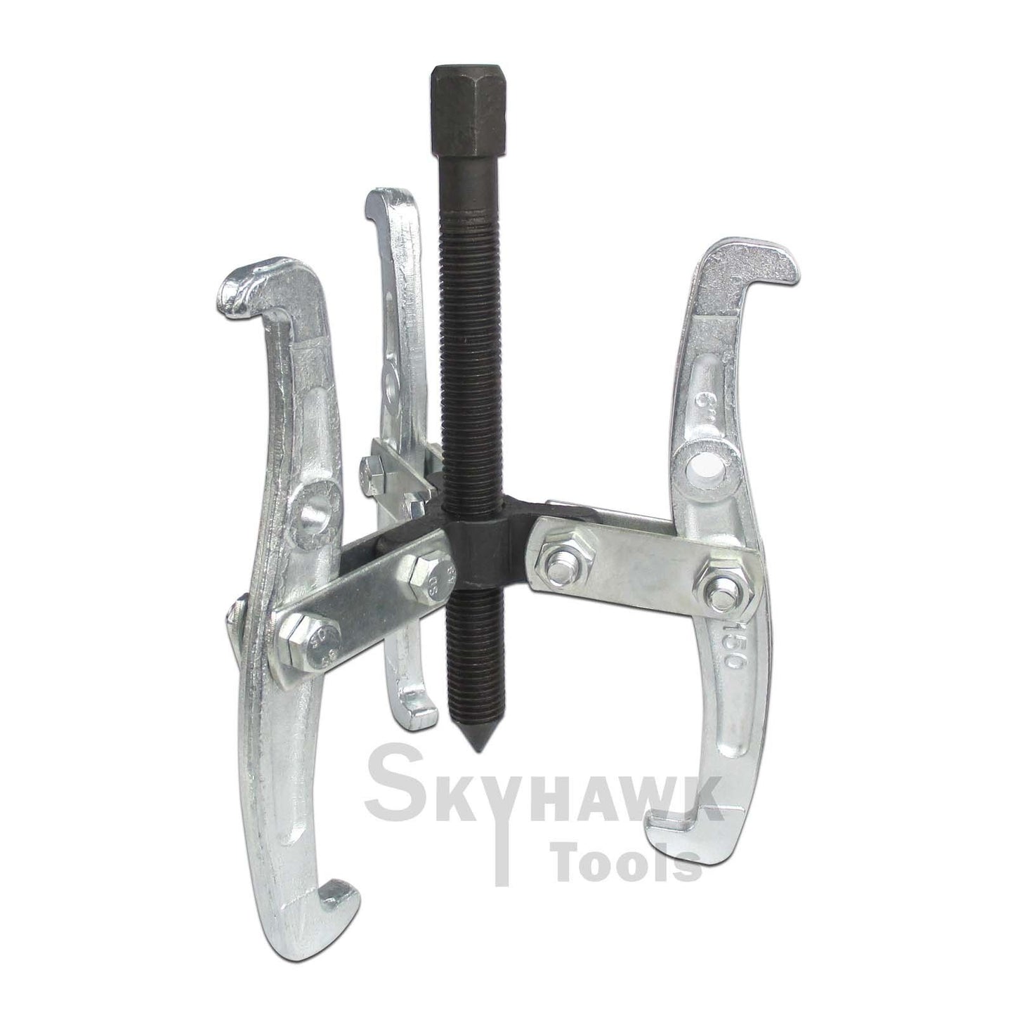 4 Pc Mechanic Gear Puller 3 Jaw Set 3" 4" 6" 8" Gear Pulley Bearing Puller Auto - skyhawktools