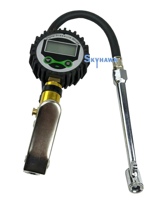 Digital Tire Inflator with Pressure Gauge Air Chuck for Truck/Car/Bike