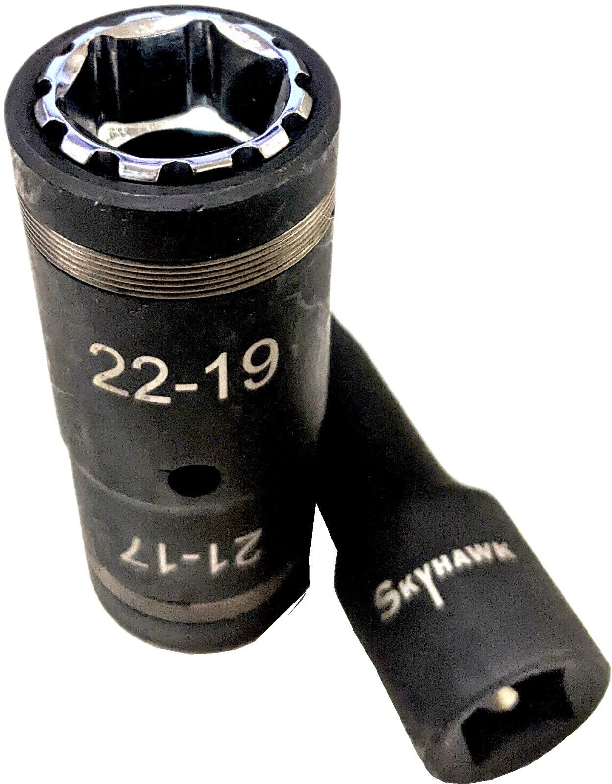 4 N 1 Flip Lug Nut Impact Socket WITH 1/2"extension bar METRIC (17,19,21,22mm)