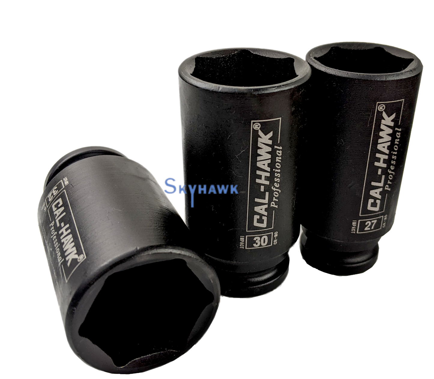 1/2 Inch Drive Deep Impact Socket Set (14-Piece - Metric) - skyhawktools