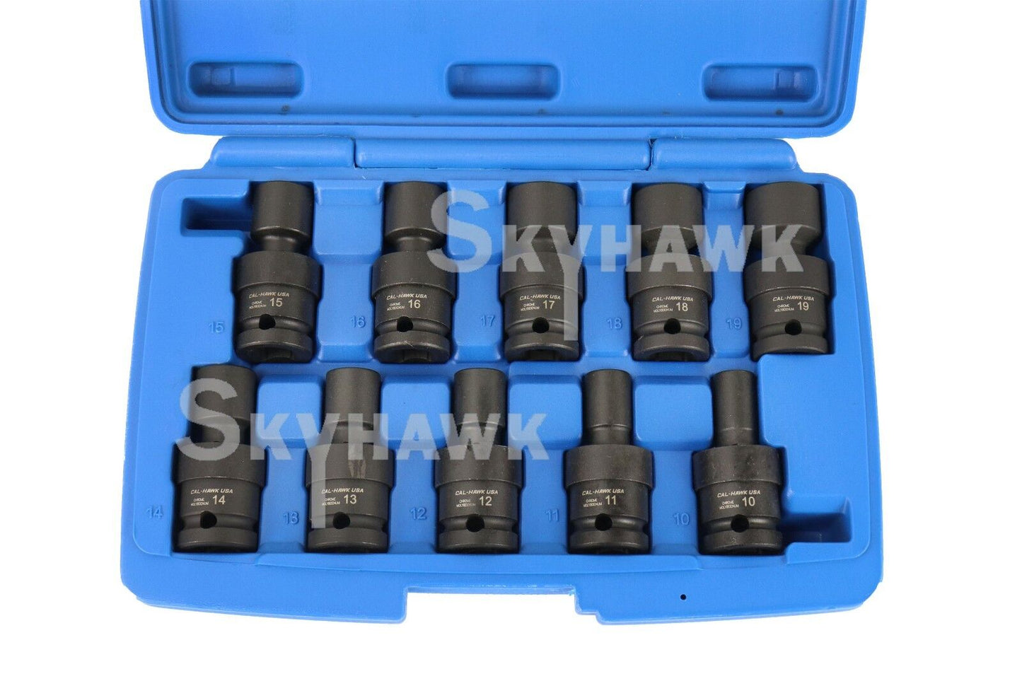 1/2 Inch Drive Universal Impact Socket Set (10-Piece - SAE)