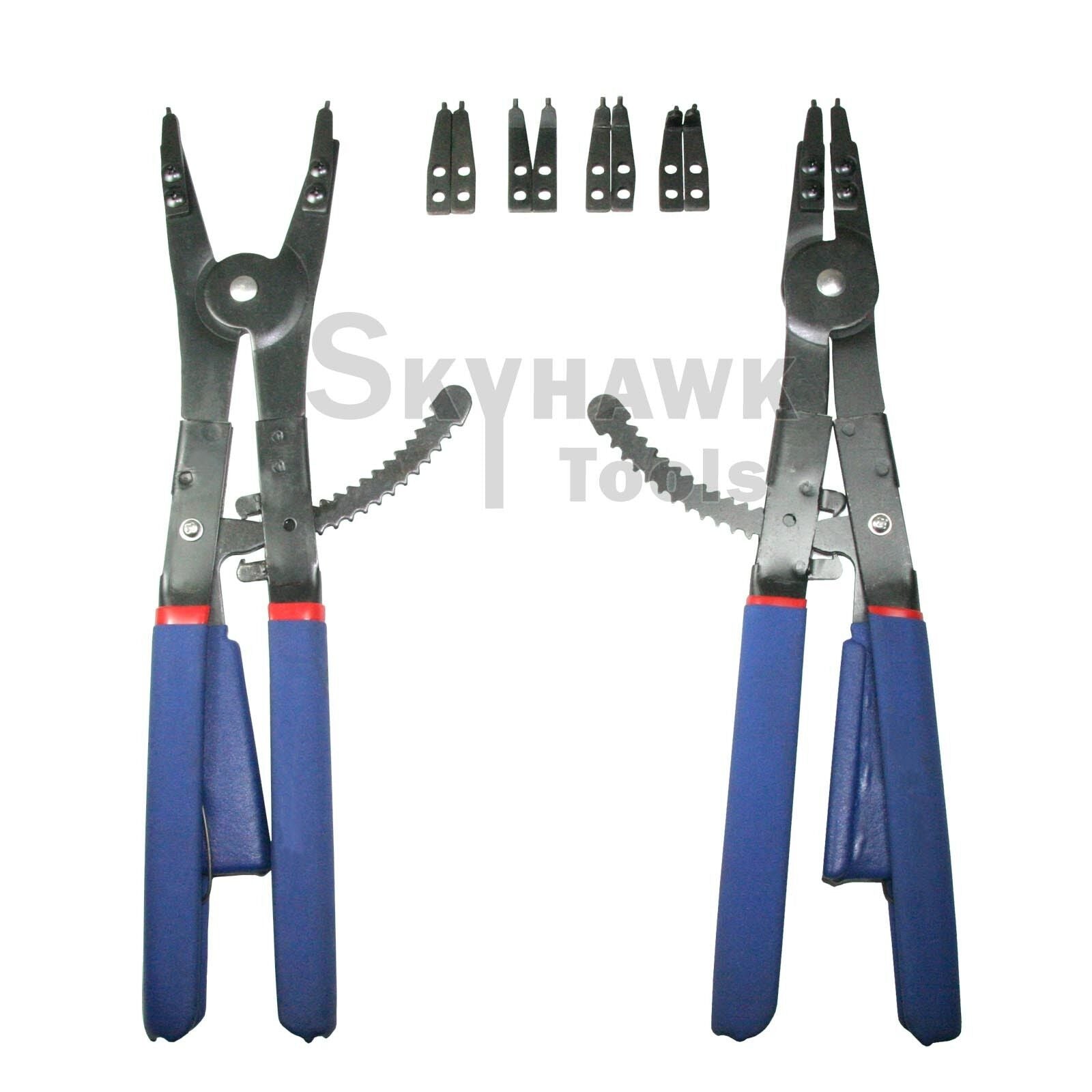 New 16" Jumbo Snap Ring Pliers Set CIRCLIP Pliers Retaining Ring Pliers - skyhawktools