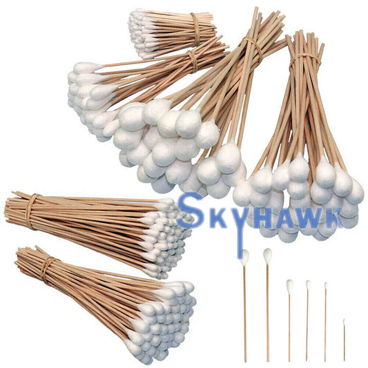 325 Pc Industrial Cotton Swab detail cleaning Nonabrasive Absorbent Grip Q tip