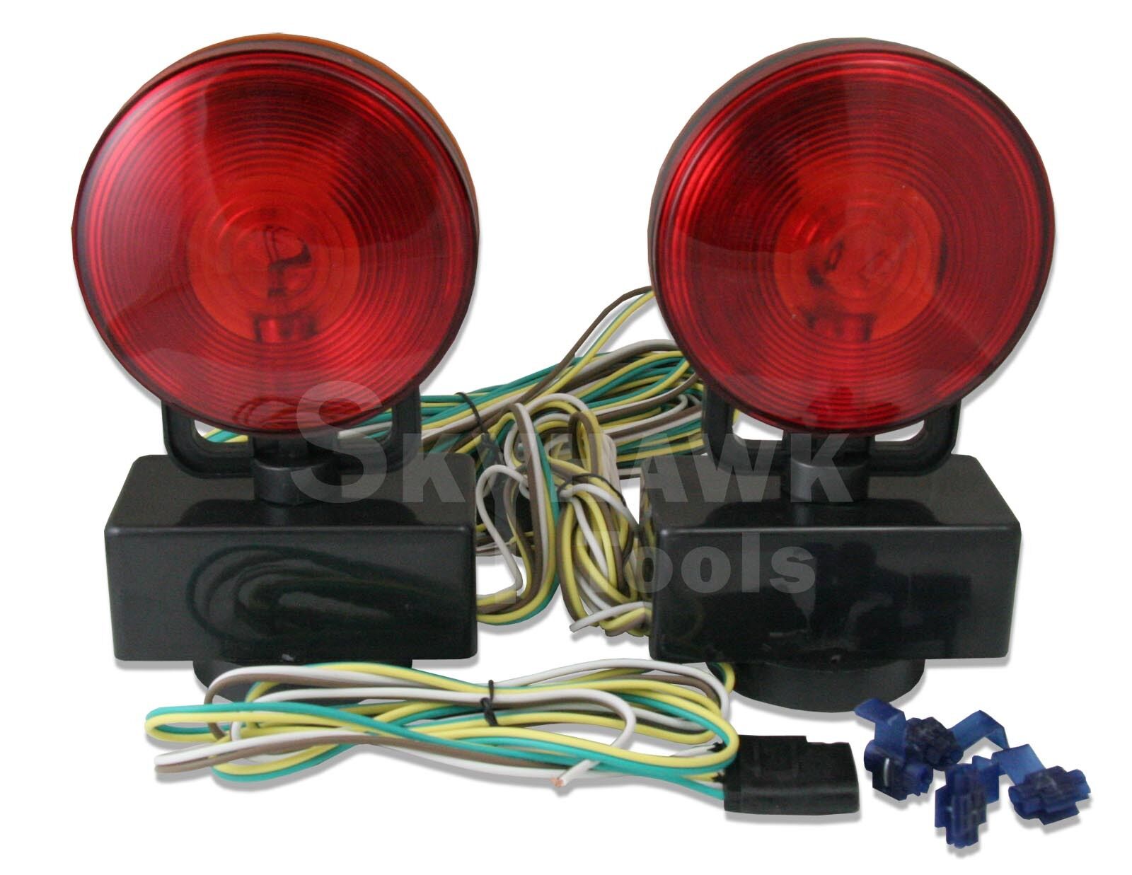 12 Volt Magnetic Trailer Light Kit(double sided) 100,000 Lights Hours - skyhawktools