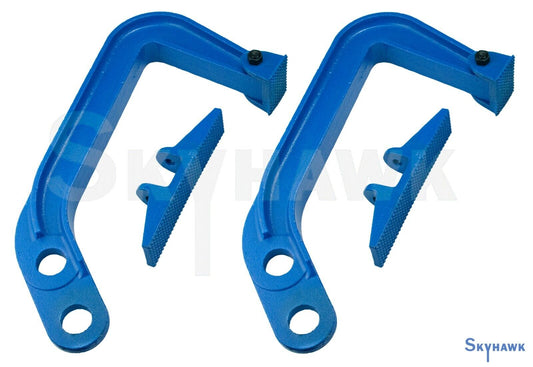 2 Pc Pk 6 Ton Auto Body Frame Deep Hook Chassis Jumbo Pull Clamp Repair Shop Set