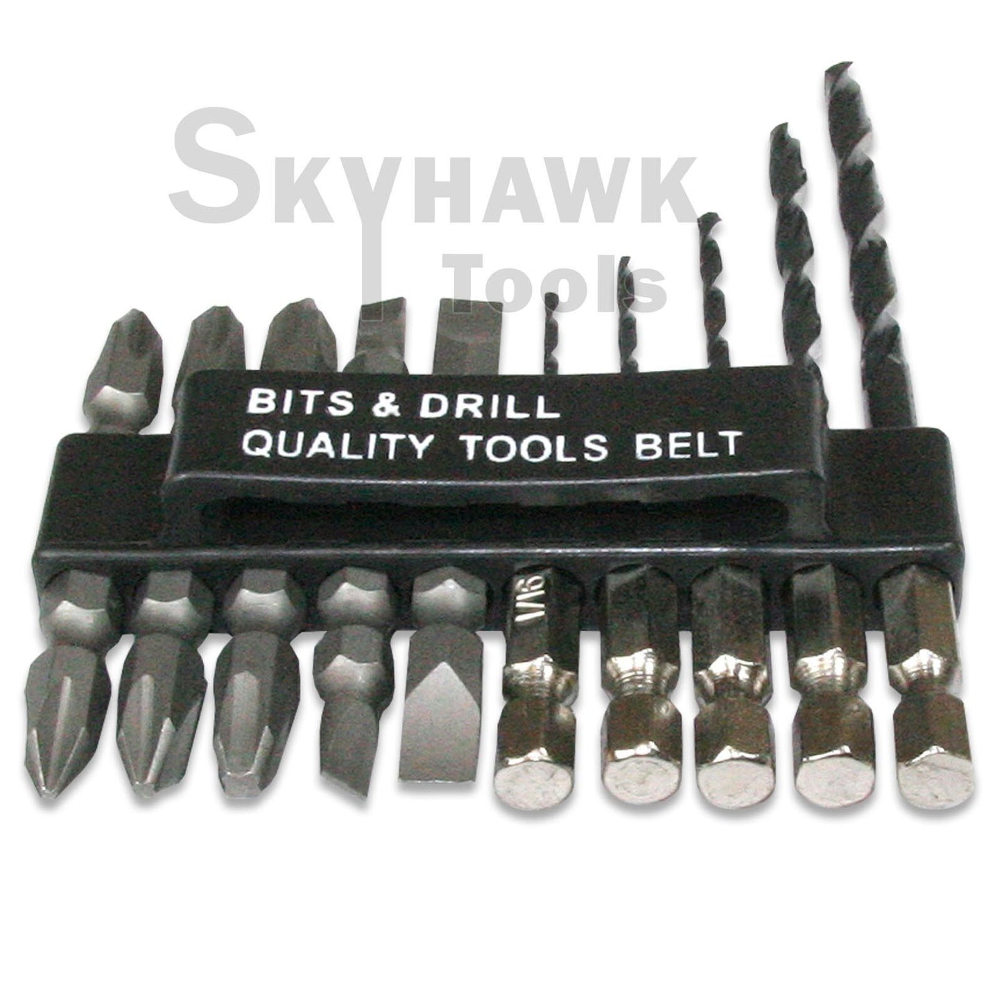 New 10 Pc Hex Shank Quick Change Double End Power & Drill Bit Set CRV - skyhawktools