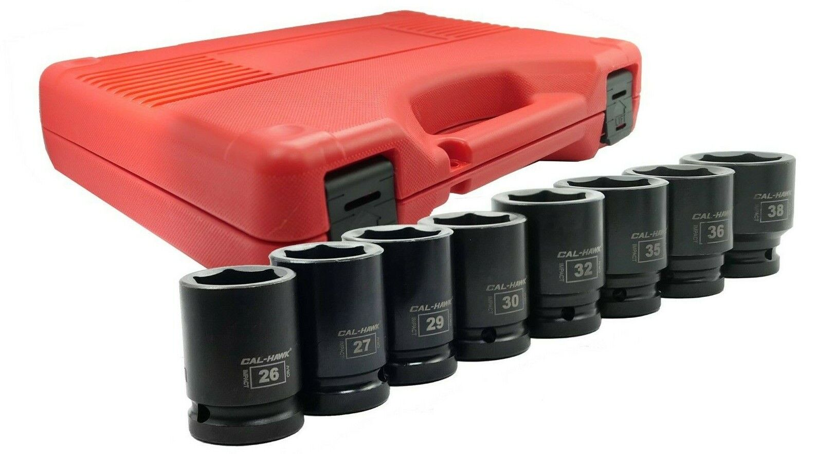 3/4 Inch Drive Impact Socket Set (8-Piece - Metric) - skyhawktools