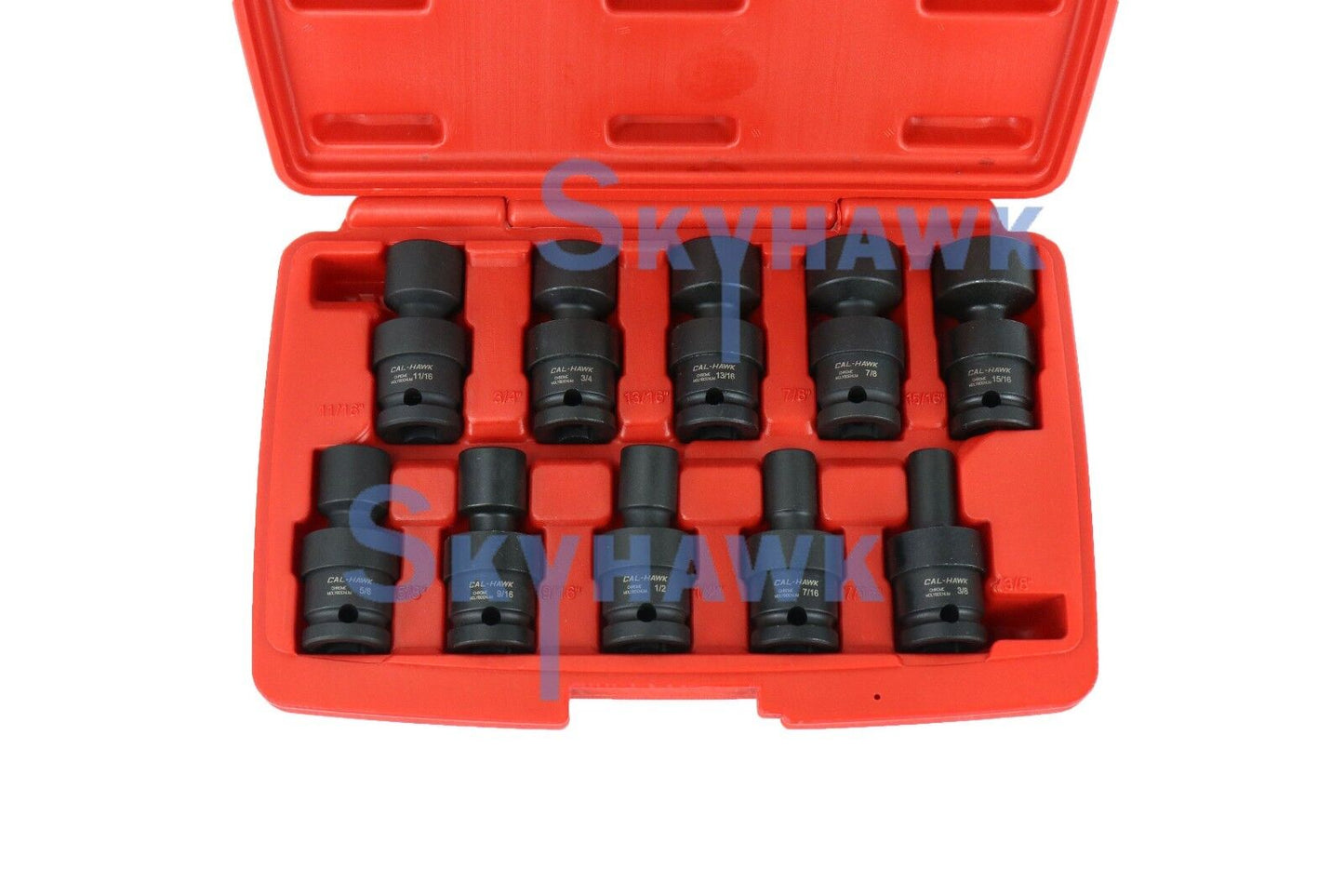 1/2 Inch Drive Universal Impact Socket Set (10-Piece - SAE)