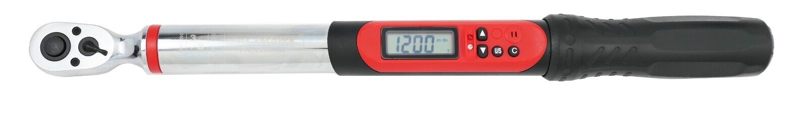 Cal-Hawk 3/8" (20 -100 ft-lbs.) Electronic Heavy Duty Digital Torque Wrench - skyhawktools