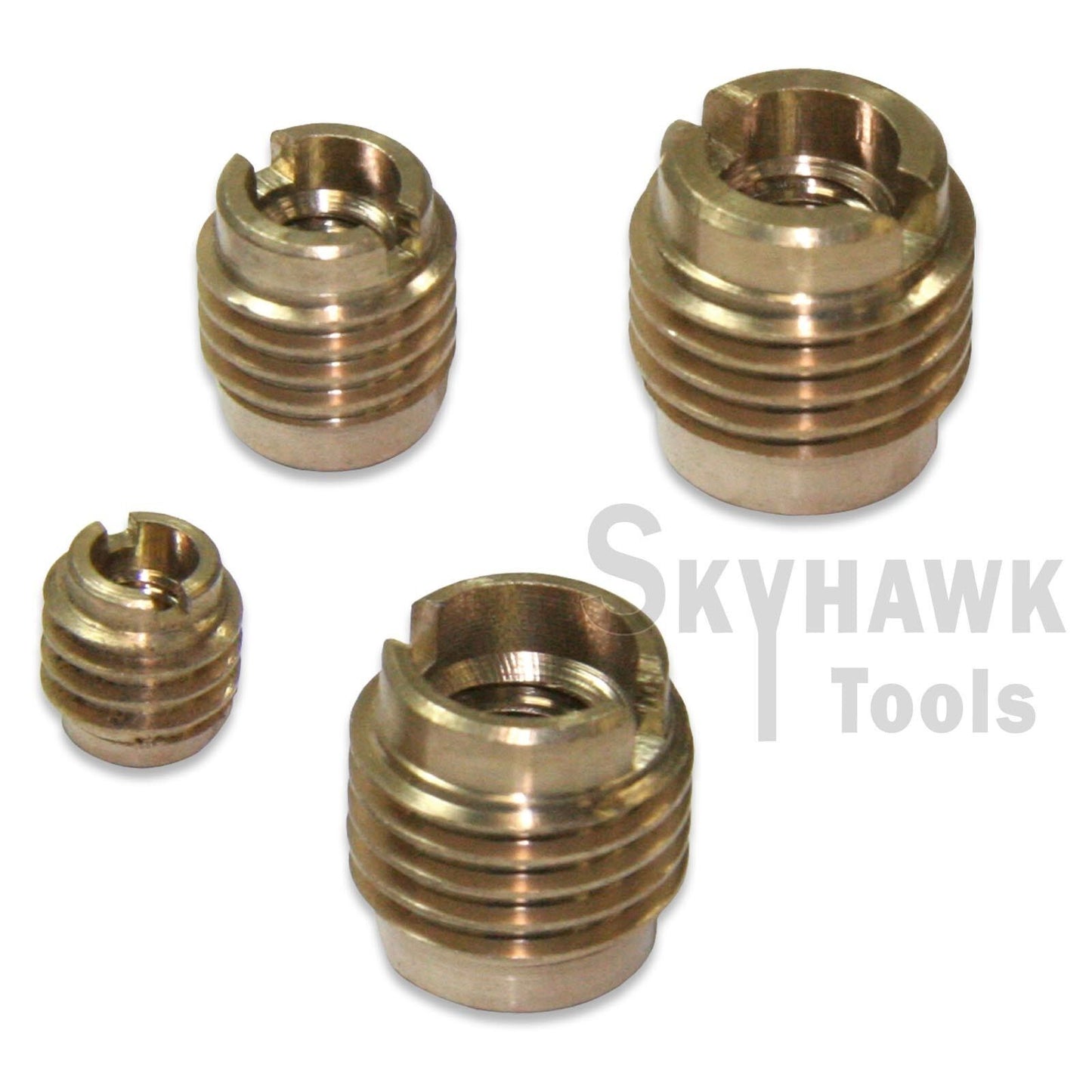 New 36-PC Brass Inserts Thread FOR Wood CabinetTO Machine Bolt Hardware Assort - skyhawktools