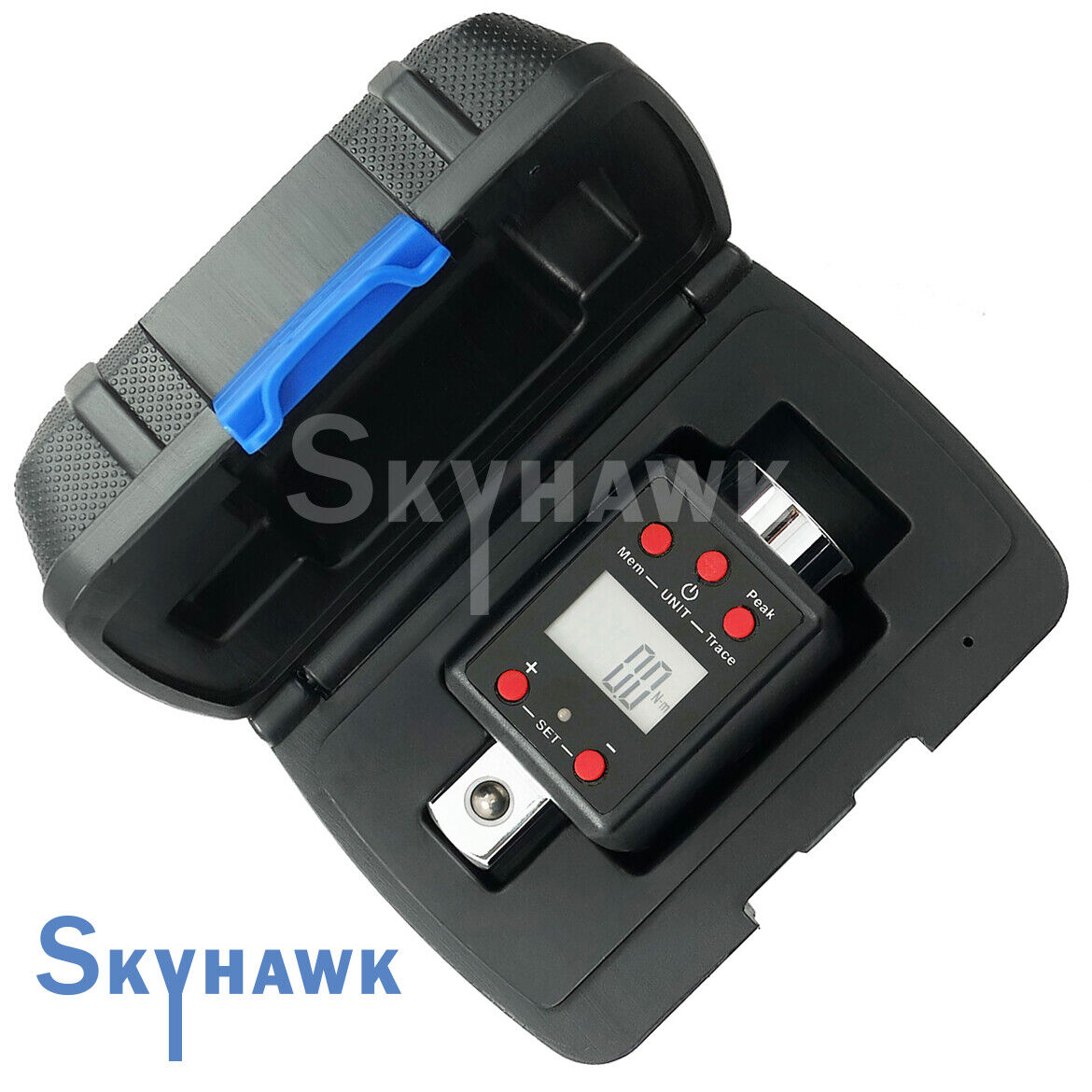 3/4" DR Digital Torque Hand Tools, Wrench and Wrench Sets Adaptor Micro meter FT/LB LED 738 f/lb Microtorque - skyhawktools