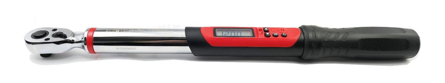 Cal-Hawk 3/8" (20 -100 ft-lbs.) Electronic Heavy Duty Digital Torque Wrench - skyhawktools