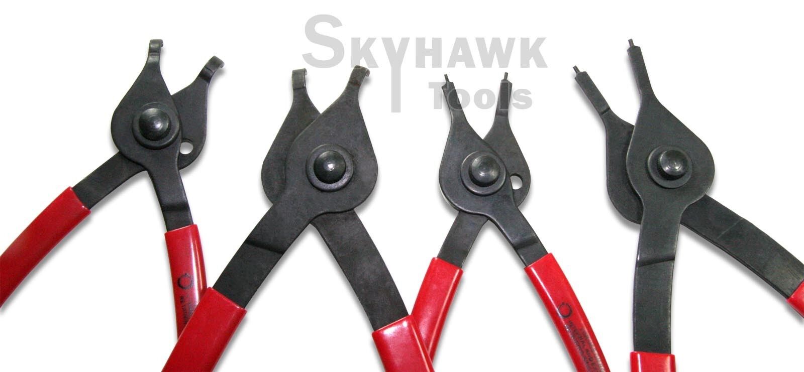 4-pc. Internal and external Circlip Snap Ring Pliers Set   Size 6" AND 8" - skyhawktools