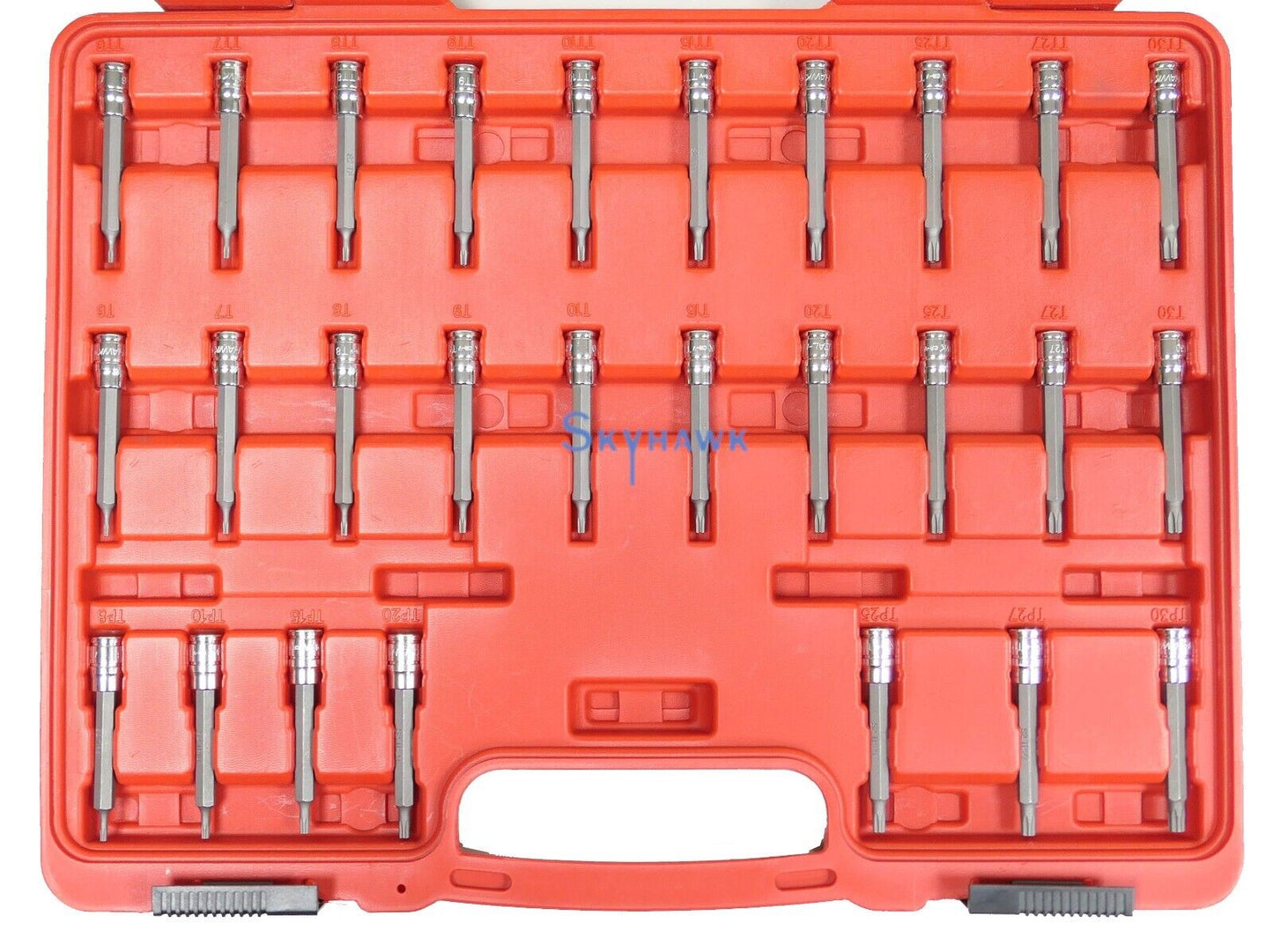 1/4 Inch / 3/8 Inch / 1/2 Inch Drive Long / Starndard Tamper-Resistant / Star / Star Plus Bit / Deep / Standard External Star Socket Set (65-Piece)