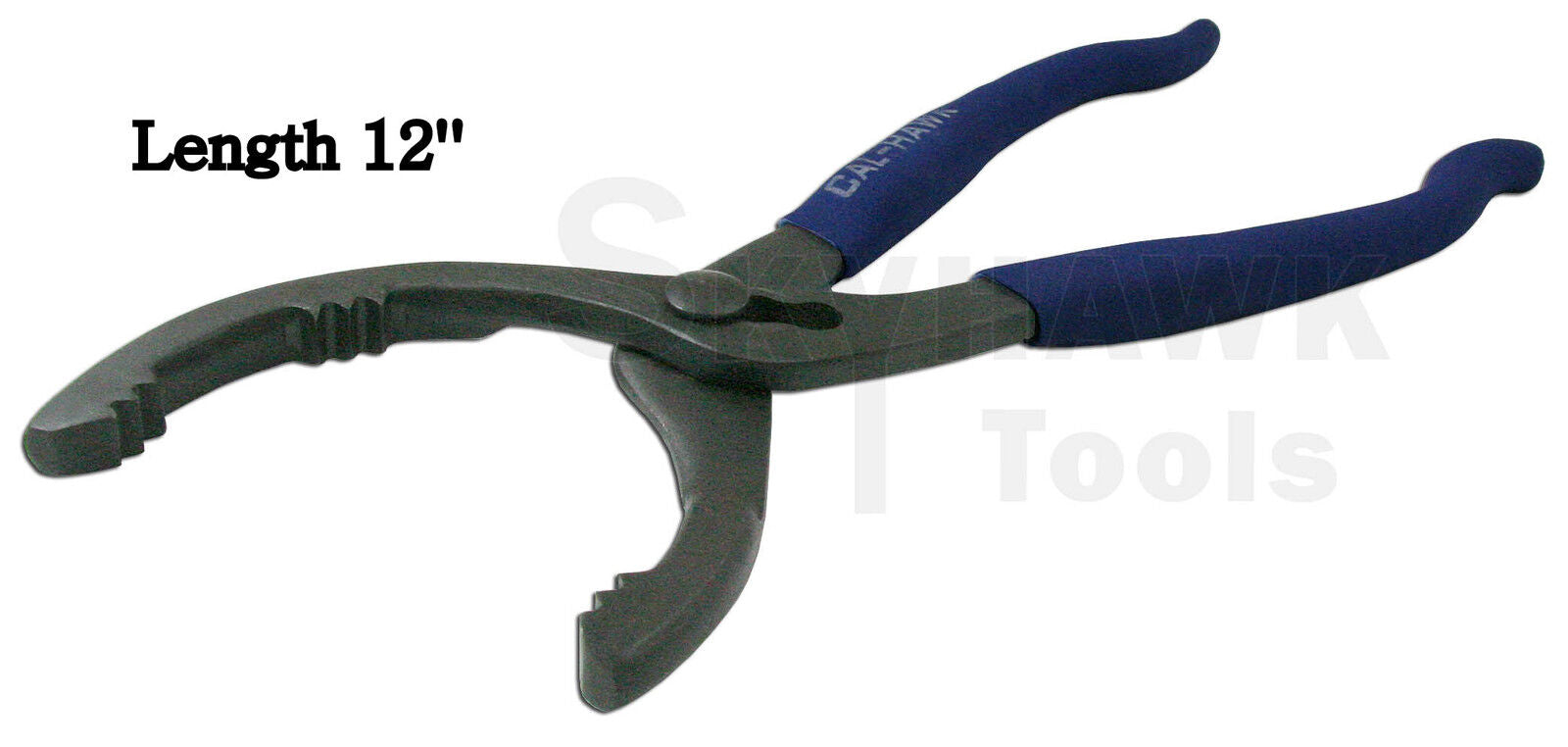 12"-long Adjustable Slip Joint OIL FILTER PLIERS for 2" to 4.5" Filters - skyhawktools