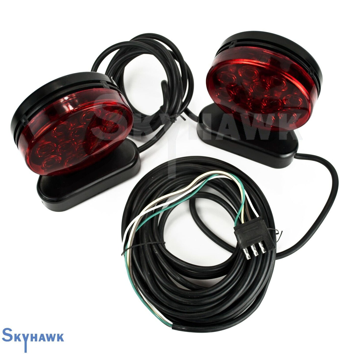 12V MAGNETIC LED TRAILER LIGHT KIT 20FT WIRE (TOWING, TRAILER, CAMPER, FLAT BED)