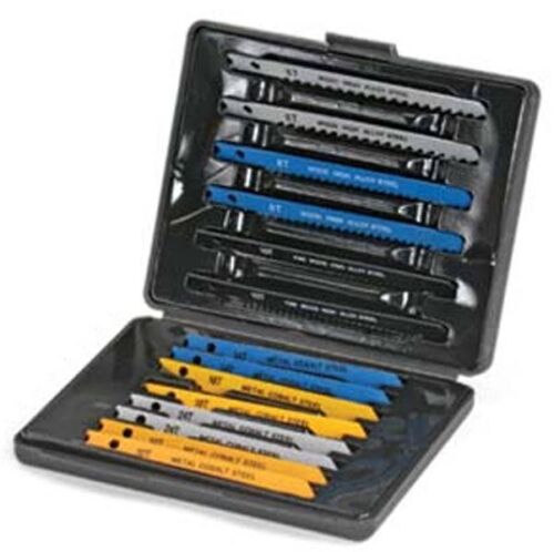 14-Pc U-Shank Jigsaw Blade Assortment Assorted Metal Wood Plastic Jig Saw Set