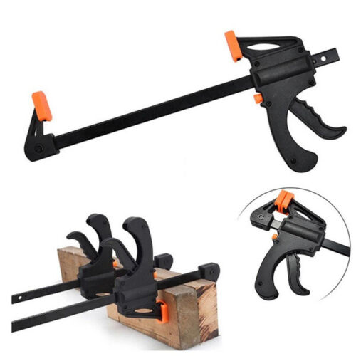 2PC 6" Bar/Spreader Clamp F- Style Adjustable Quick Grip 2-1/2" Deep Woodworking