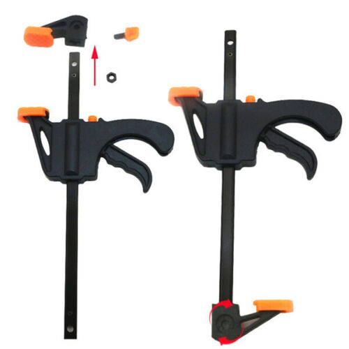 2PC 6" Bar/Spreader Clamp F- Style Adjustable Quick Grip 2-1/2" Deep Woodworking