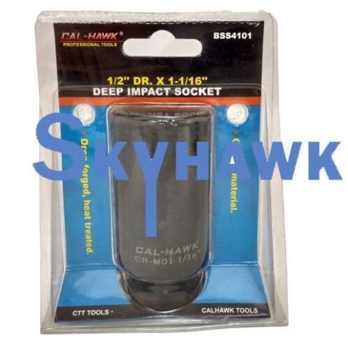 1/2" DR. X 1-1/16" DEEP IMPACT SOCKET 6 POINT SKTchrome vanadium CR-MO MATERIAL