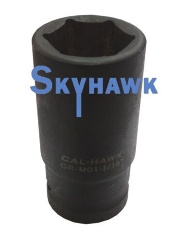 3/4" DR. X 1-1/16" DEEP IMPACT SOCKET 6 POINT SKTchrome vanadium CR-MO MATERIAL