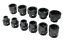 1/2 Inch Drive Low-Profile Impact Socket Set (11-Piece - SAE)